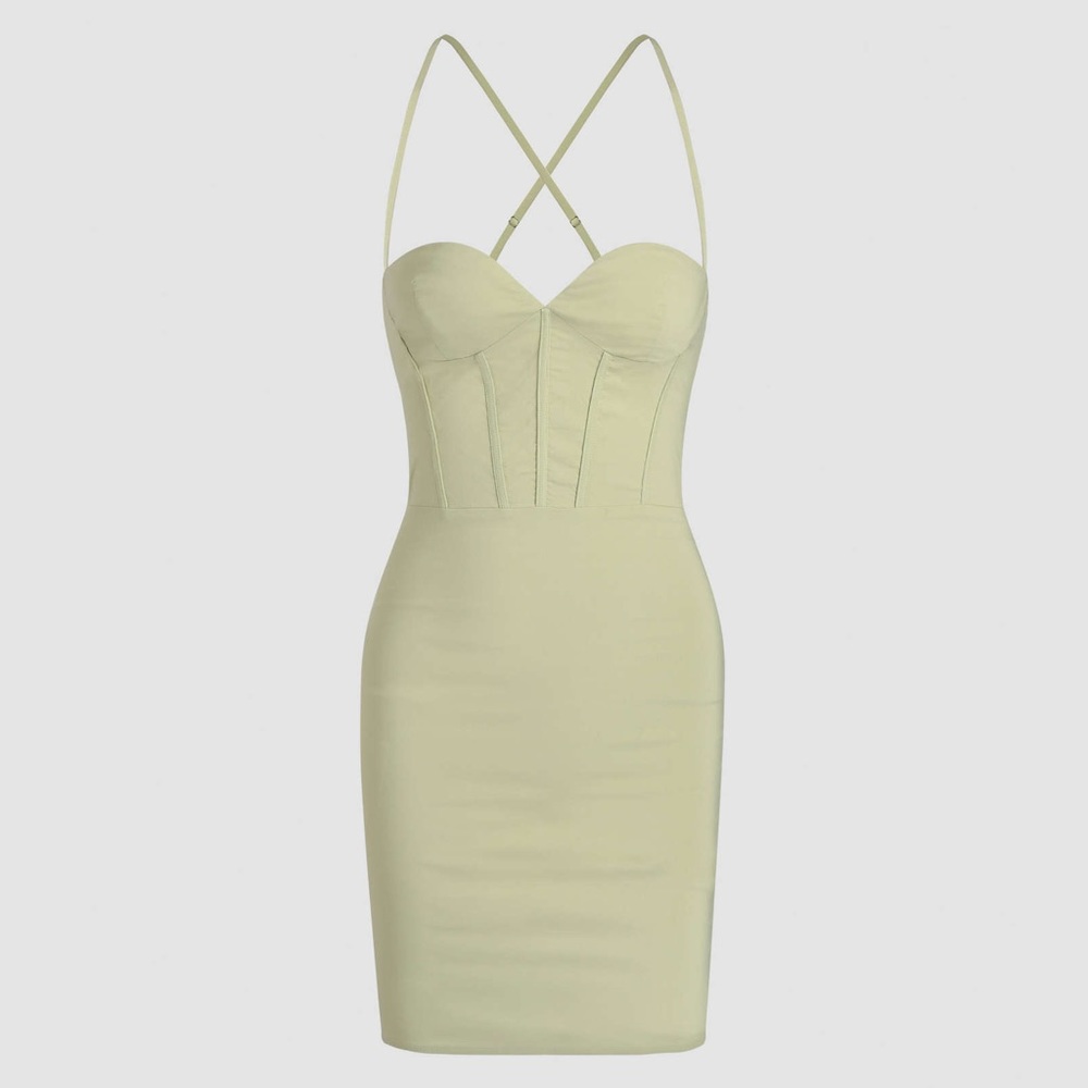 Sweetheart Neckline Bodycon Corset Dress